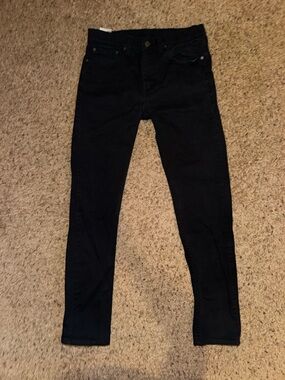 510 Levi's Black Skinny Jeans size 31 x 32